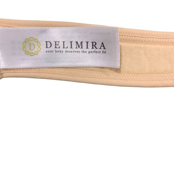 Delimira Womens Front Closure Adjustable Straps Full Coverage Wireless Bra 38DD - Picture 3 of 5